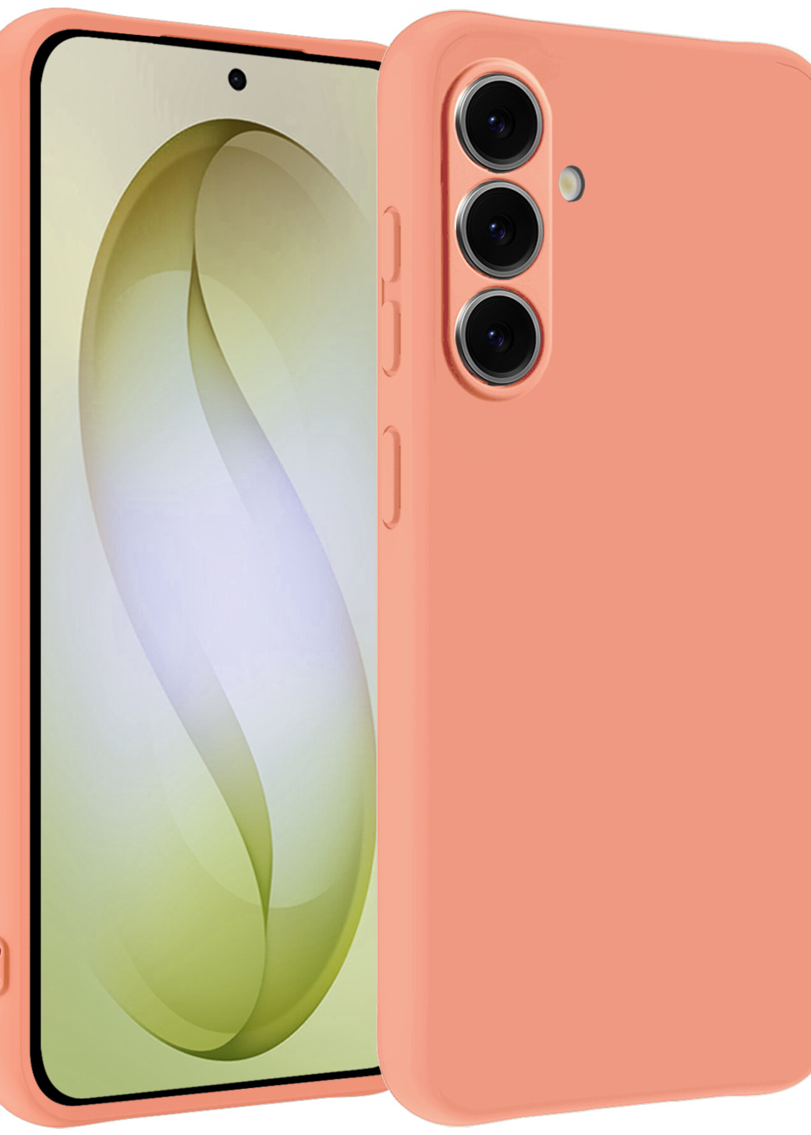 LUQ LUQ Samsung Galaxy S26 Hoesje Siliconen - Perzik