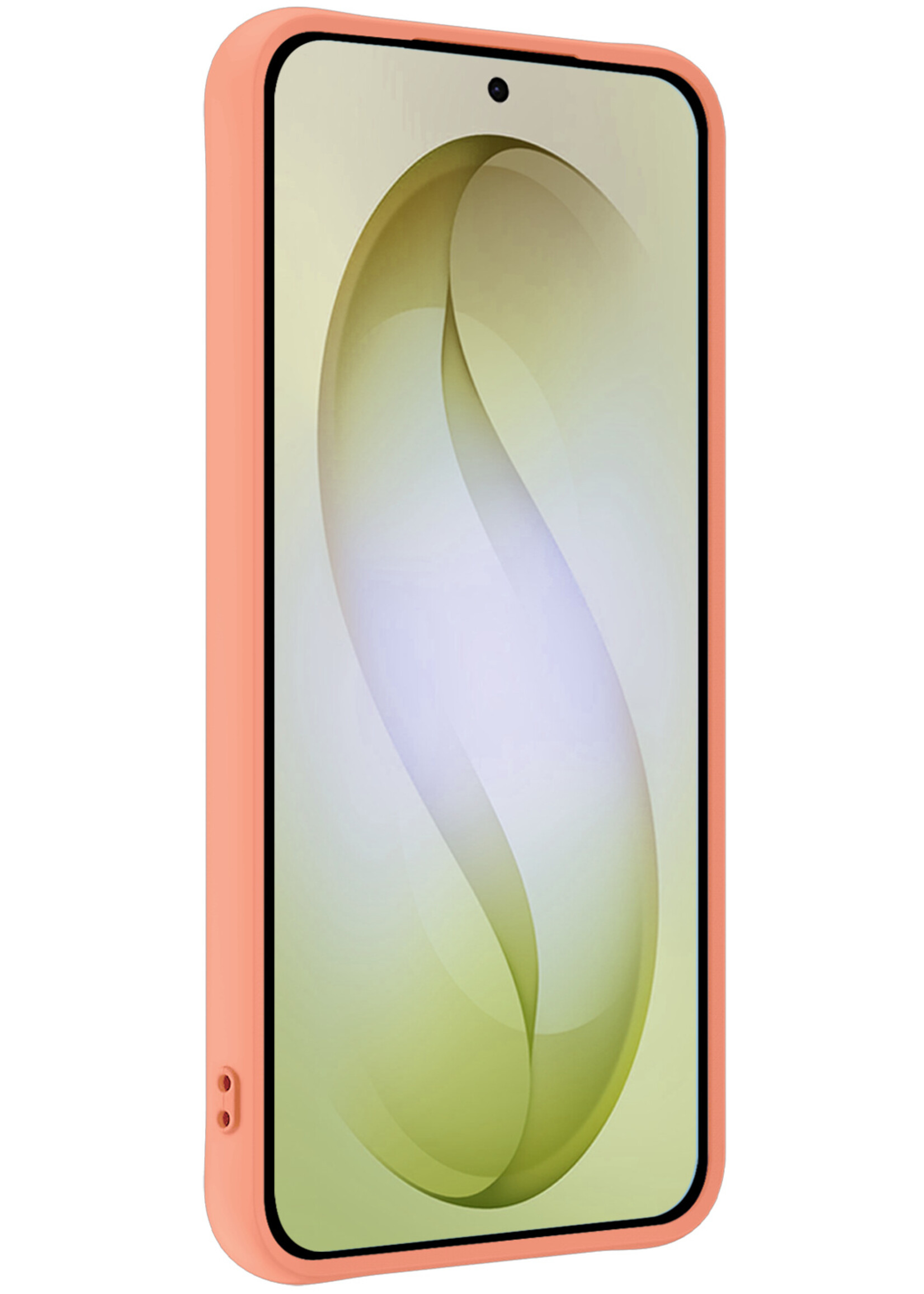 LUQ LUQ Samsung Galaxy S26 Hoesje Siliconen - Perzik - 2 PACK