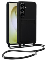 LUQ LUQ Samsung Galaxy S26 Hoesje Pashouder met Koord - Zwart