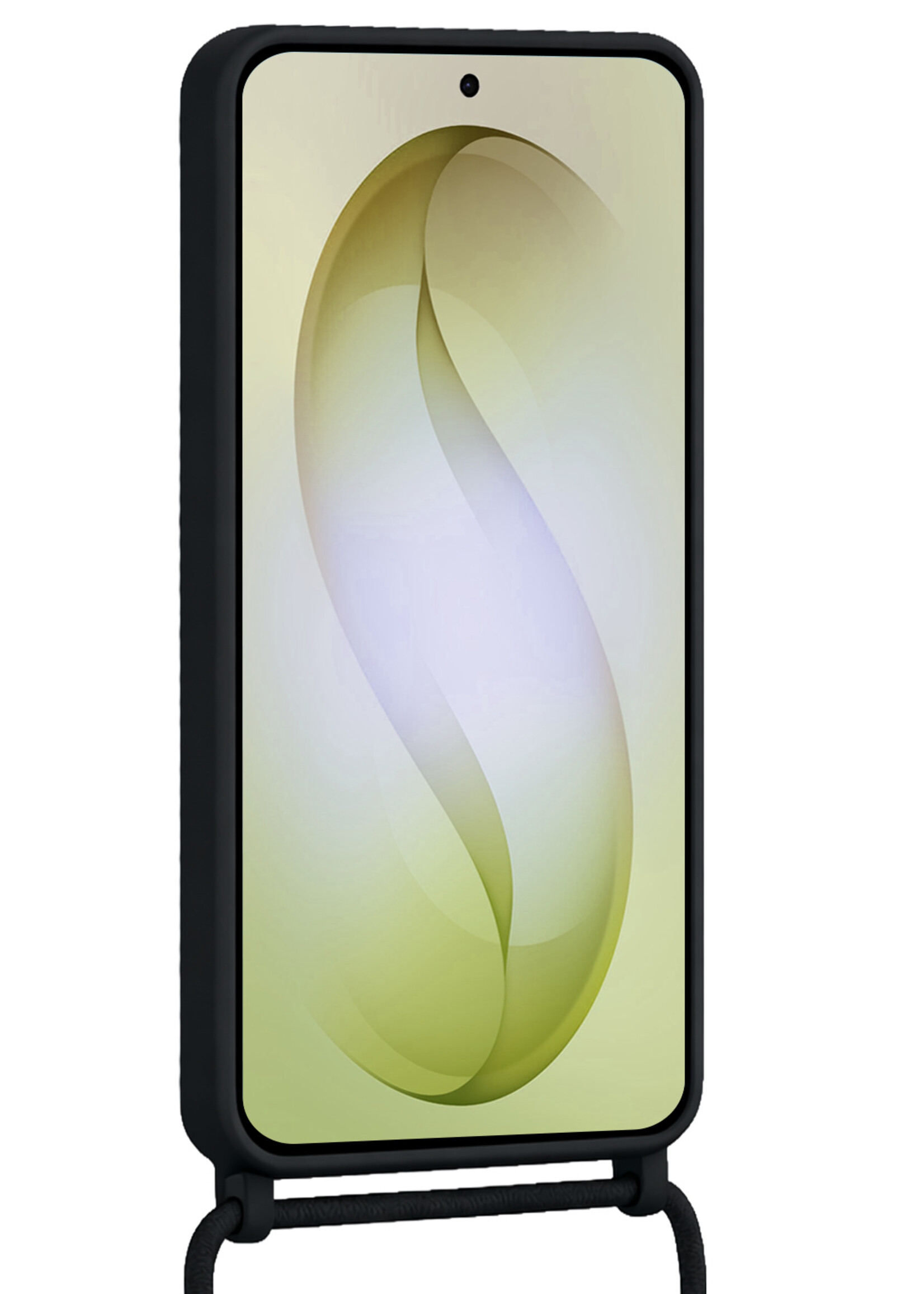 LUQ LUQ Samsung Galaxy S26 Hoesje Pashouder met Koord - Zwart