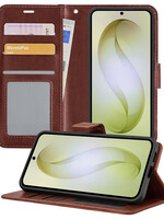 LUQ LUQ Samsung Galaxy S26 Hoesje Bookcase - Bruin