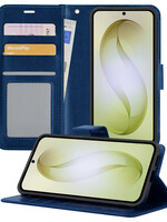 LUQ LUQ Samsung Galaxy S26 Hoesje Bookcase - Donkerblauw