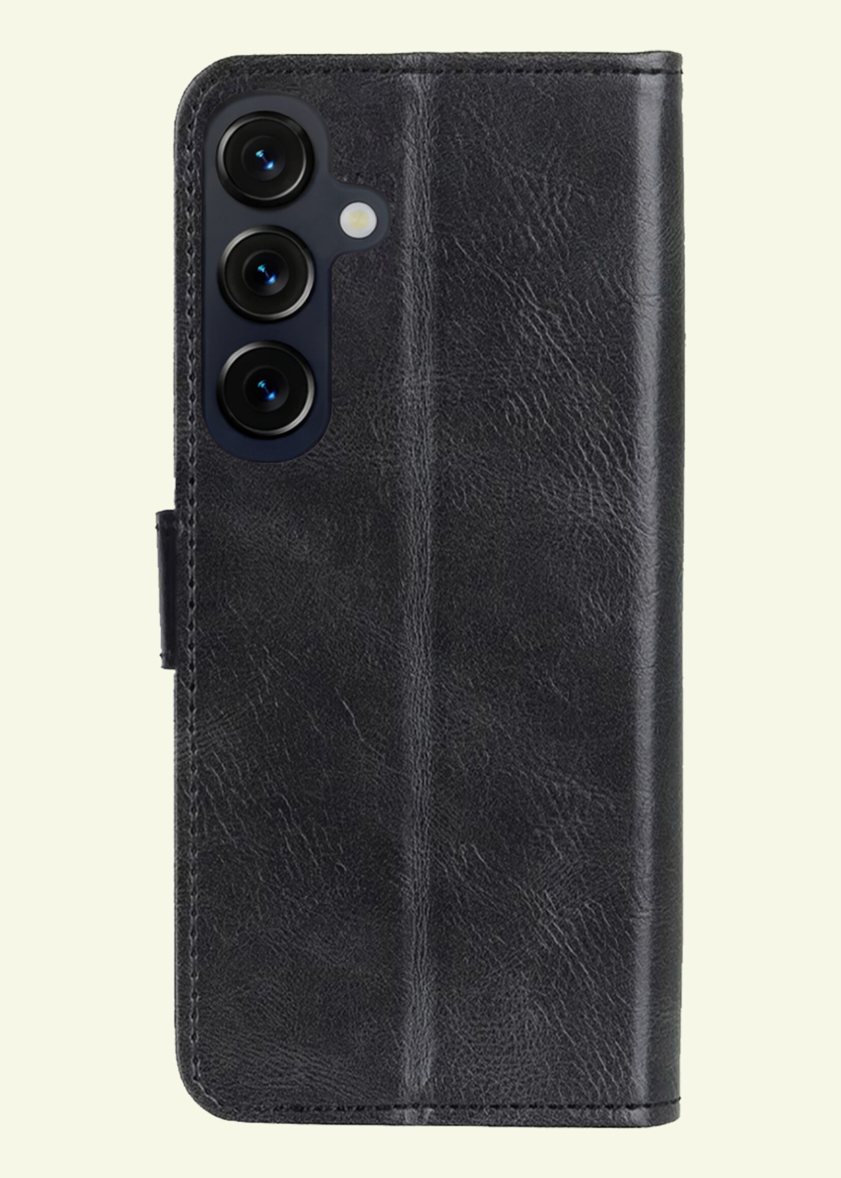 LUQ LUQ Samsung Galaxy S26 Hoesje Bookcase Met Screenprotector - Zwart