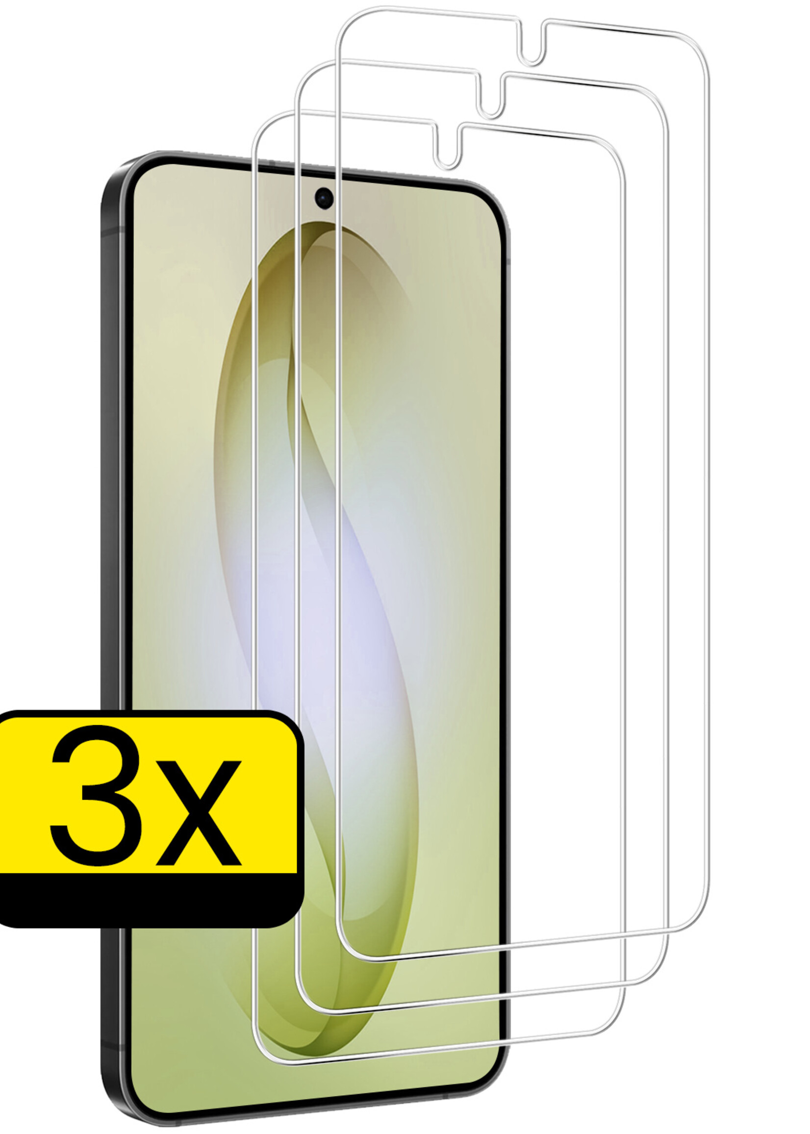LUQ LUQ Samsung Galaxy S26 Plus Screenprotector Glas - 3 PACK