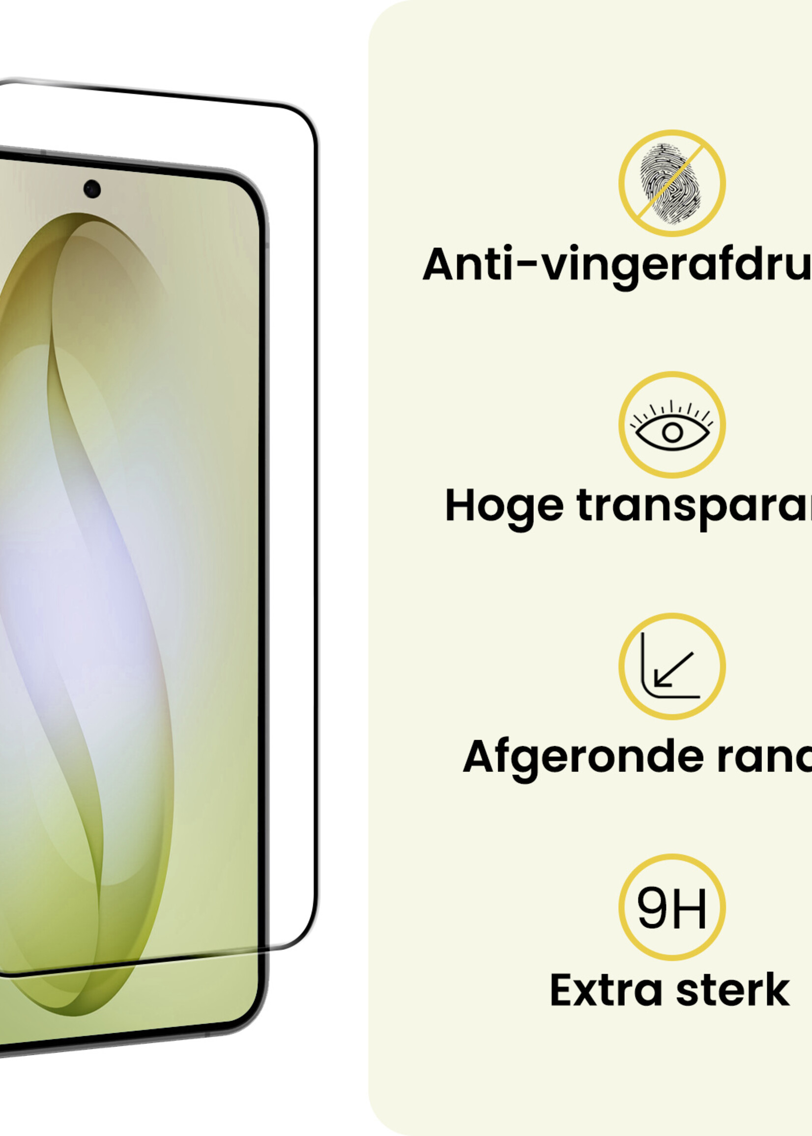 LUQ LUQ Samsung Galaxy S26 Plus Screenprotector Glas Full Cover - 2 PACK