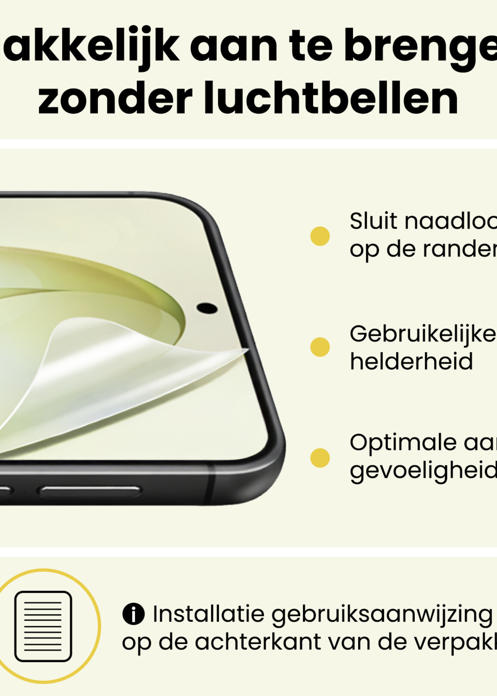 LUQ LUQ Samsung Galaxy S26 Plus Schermfolie