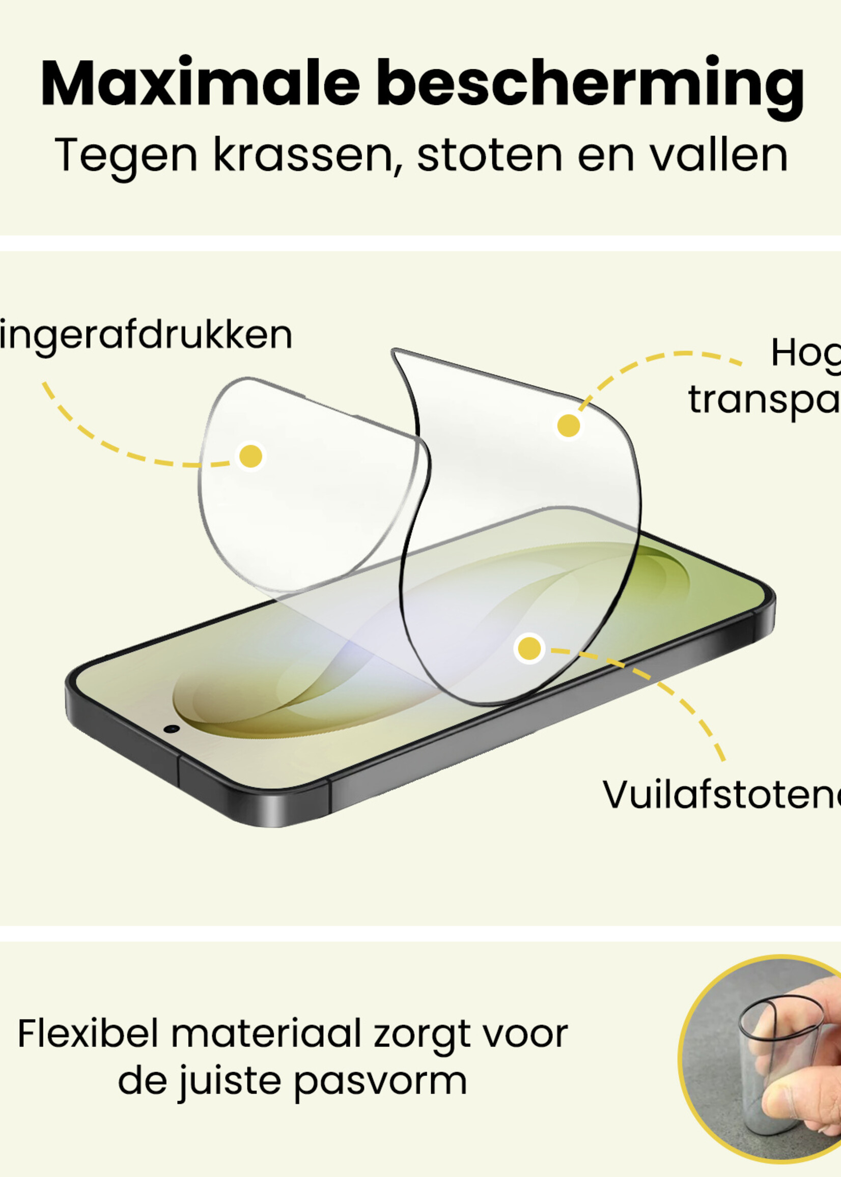 LUQ LUQ Samsung Galaxy S26 Plus Hybrid Screenprotector