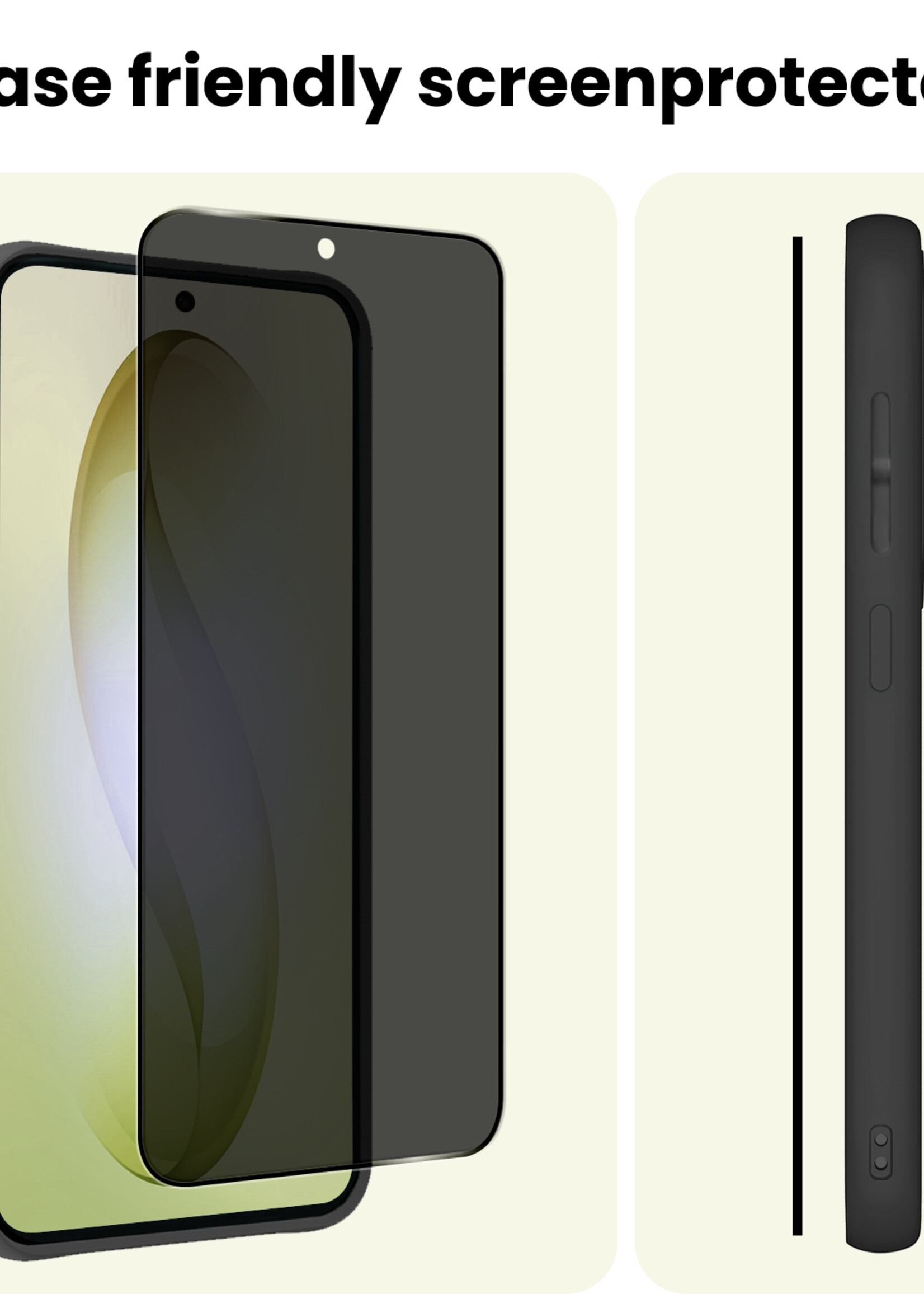 LUQ LUQ Samsung Galaxy S26 Plus Screenprotector Glas Privacy - 2 PACK