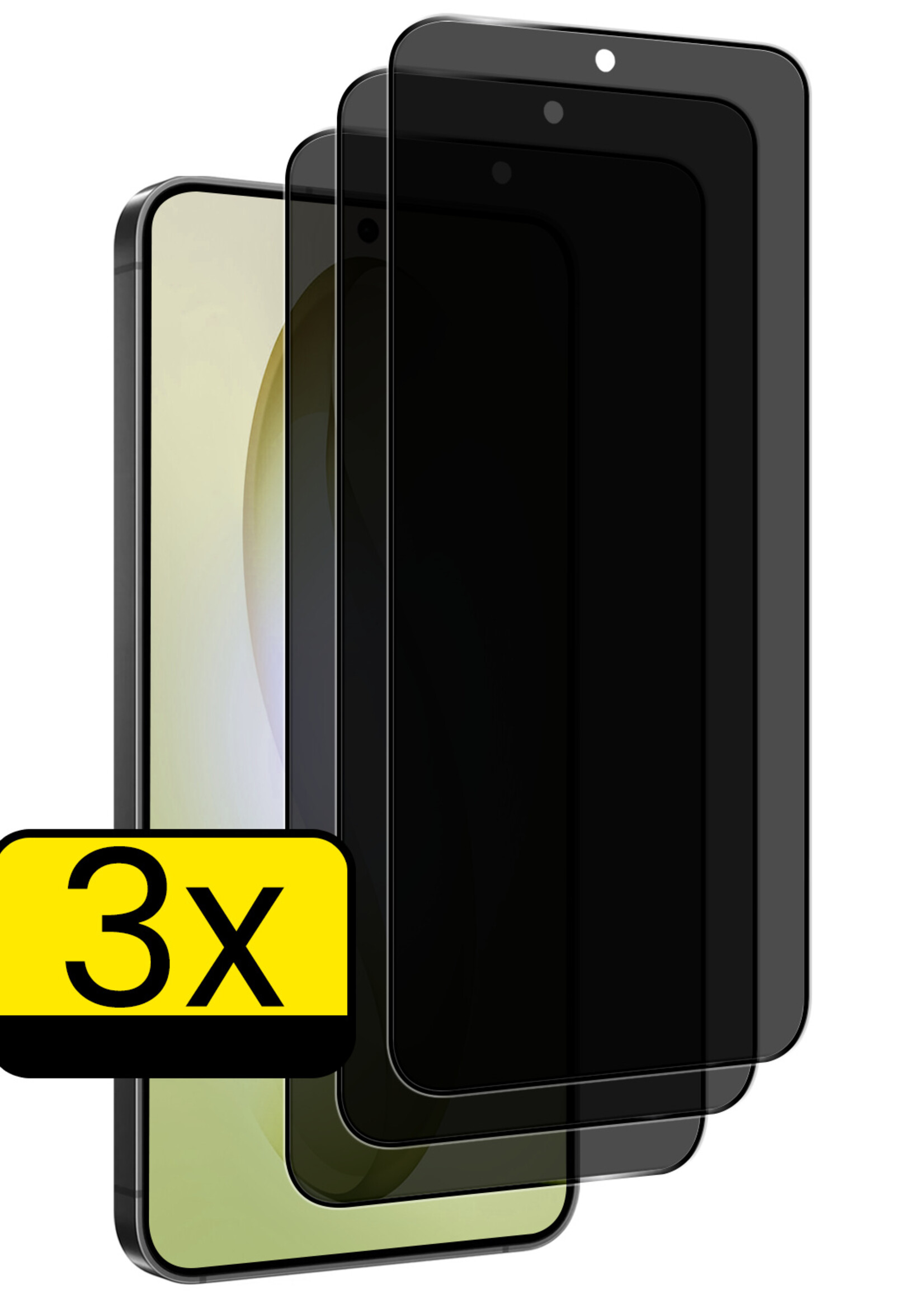 LUQ LUQ Samsung Galaxy S26 Plus Screenprotector Glas Privacy - 3 PACK