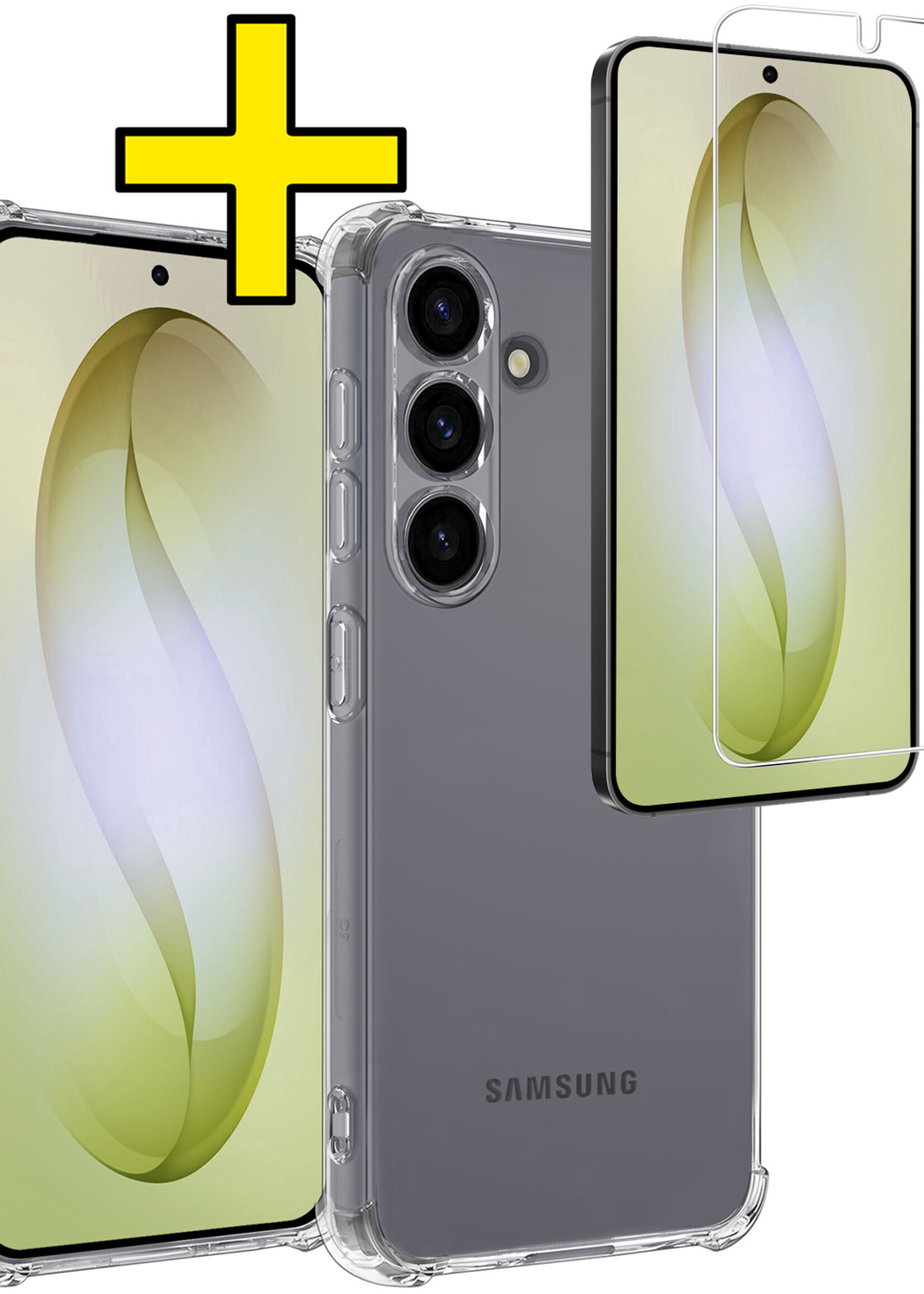 LUQ LUQ Samsung Galaxy S26 Plus Hoesje Shockproof Met Screenprotector