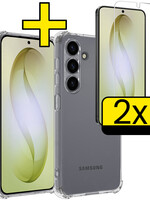 LUQ LUQ Samsung Galaxy S26 Plus Hoesje Shockproof Met 2x Screenprotector