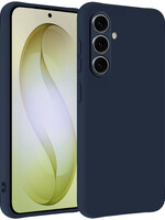 LUQ LUQ Samsung Galaxy S26 Plus Hoesje Siliconen - Donkerblauw