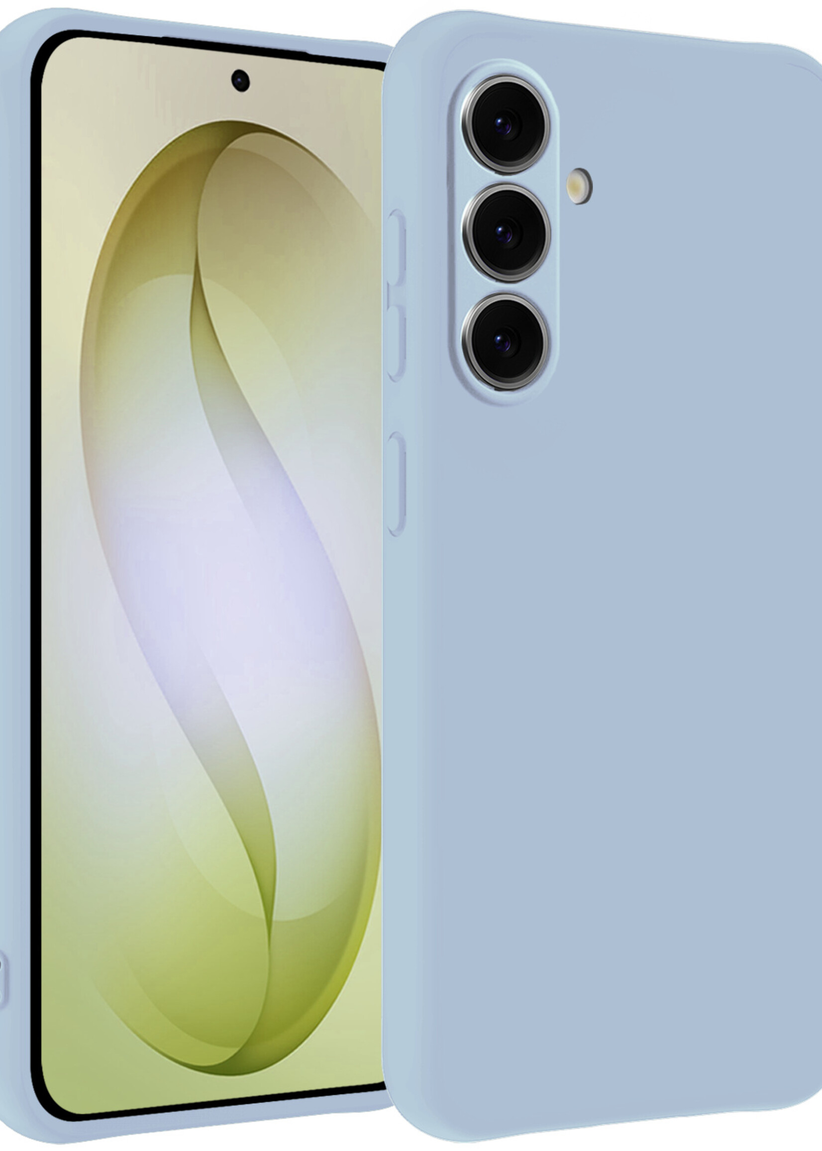 LUQ LUQ Samsung Galaxy S26 Plus Hoesje Siliconen - Lichtblauw