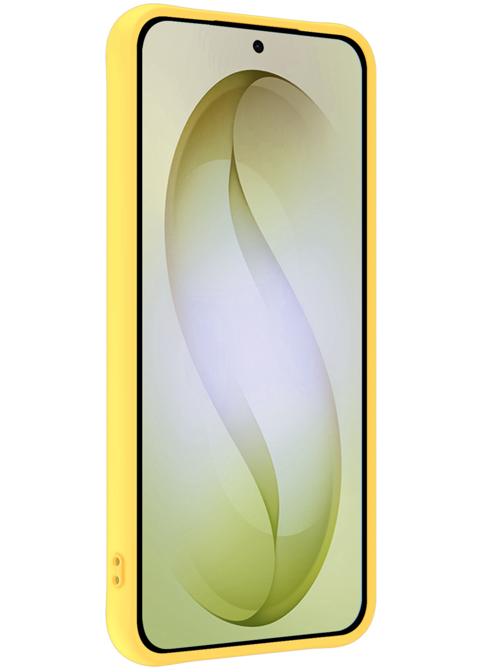 LUQ LUQ Samsung Galaxy S26 Plus Hoesje Siliconen - Geel - 2 PACK