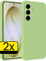 LUQ LUQ Samsung Galaxy S26 Plus Hoesje Siliconen - Groen - 2 PACK