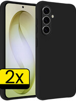 LUQ LUQ Samsung Galaxy S26 Plus Hoesje Siliconen - Zwart - 2 PACK