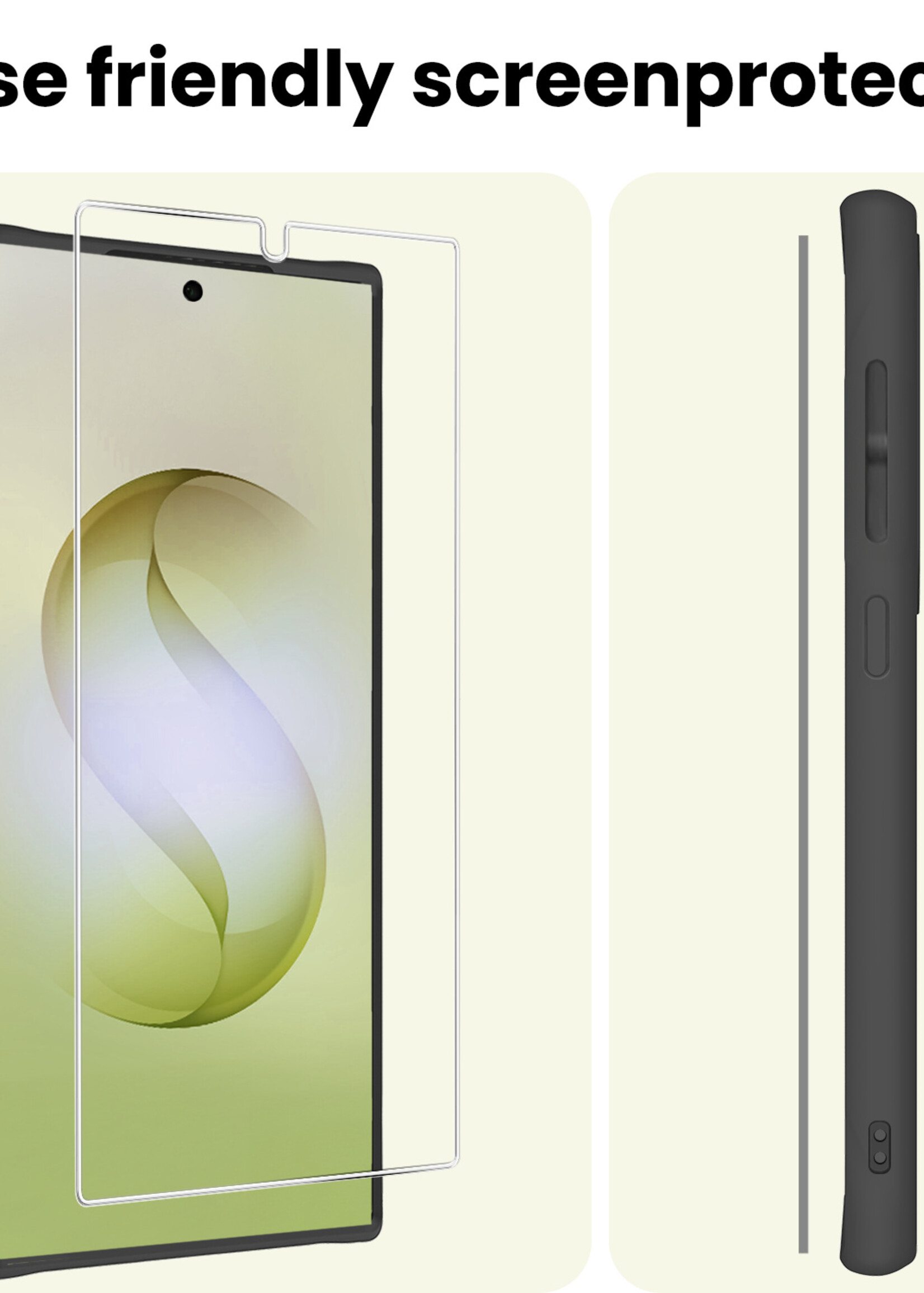 LUQ LUQ Samsung Galaxy S26 Ultra Screenprotector Glas