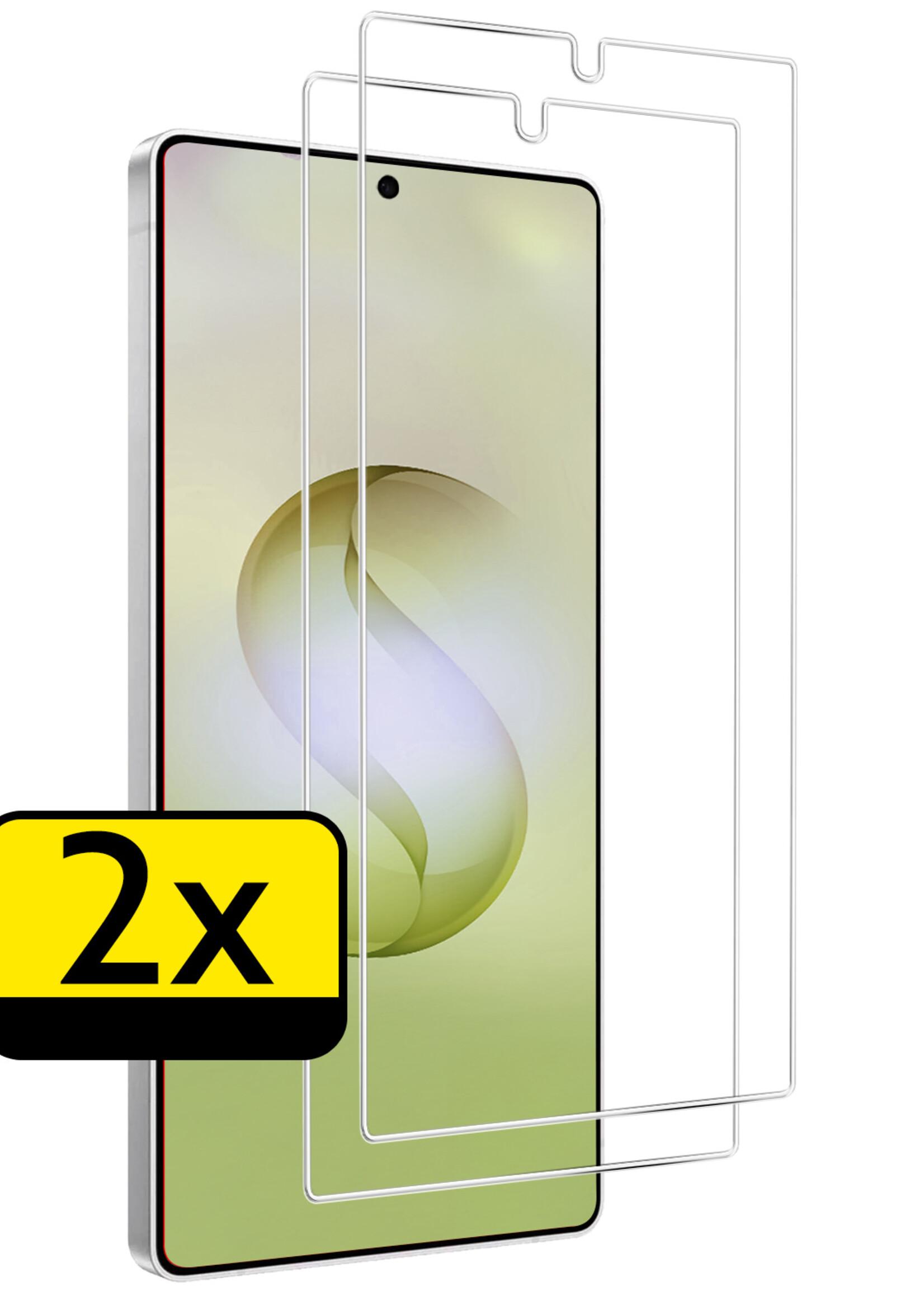 LUQ LUQ Samsung Galaxy S26 Ultra Screenprotector Glas - 2 PACK