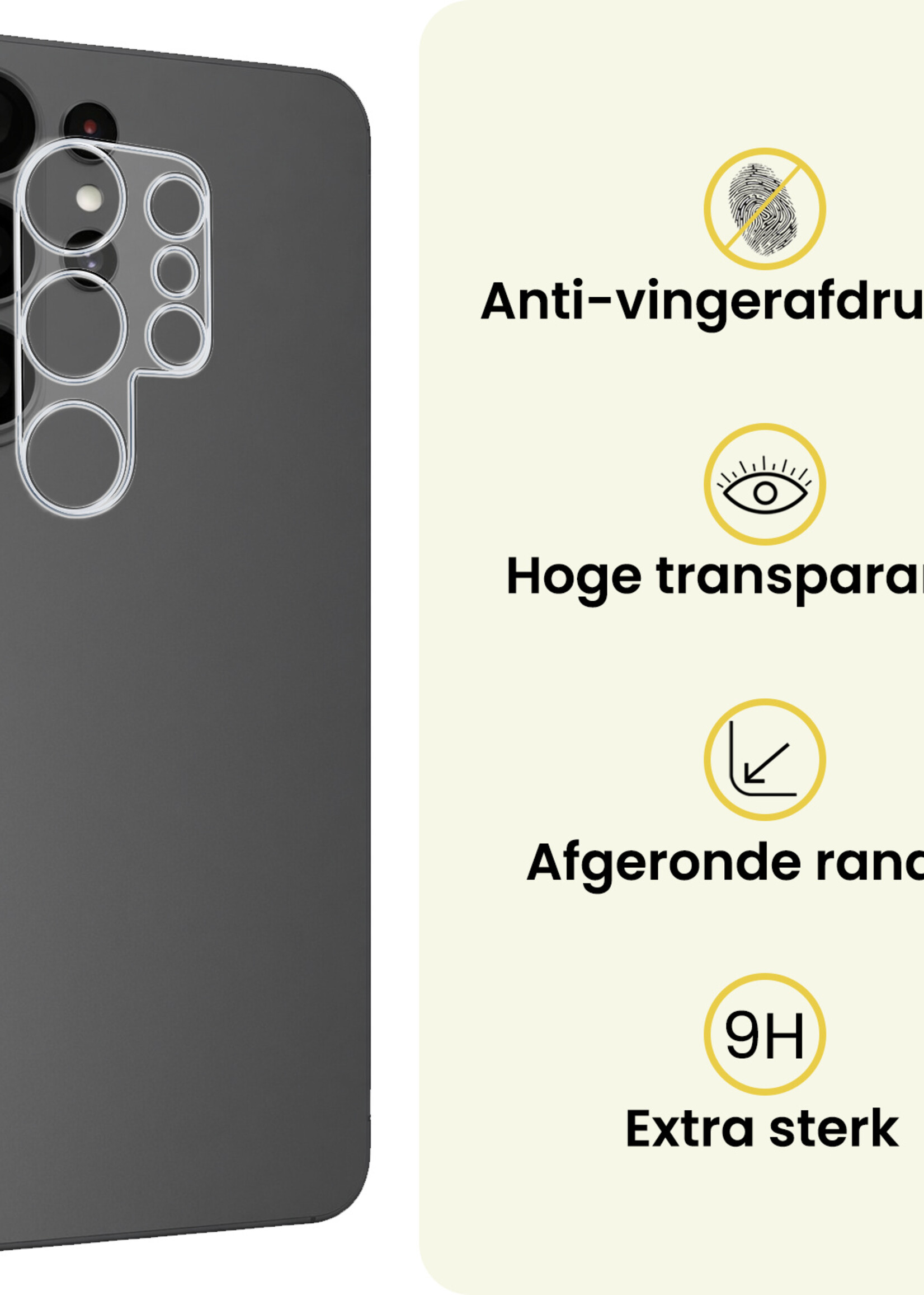 LUQ LUQ Samsung Galaxy S26 Ultra Camera Screenprotector - 3 PACK