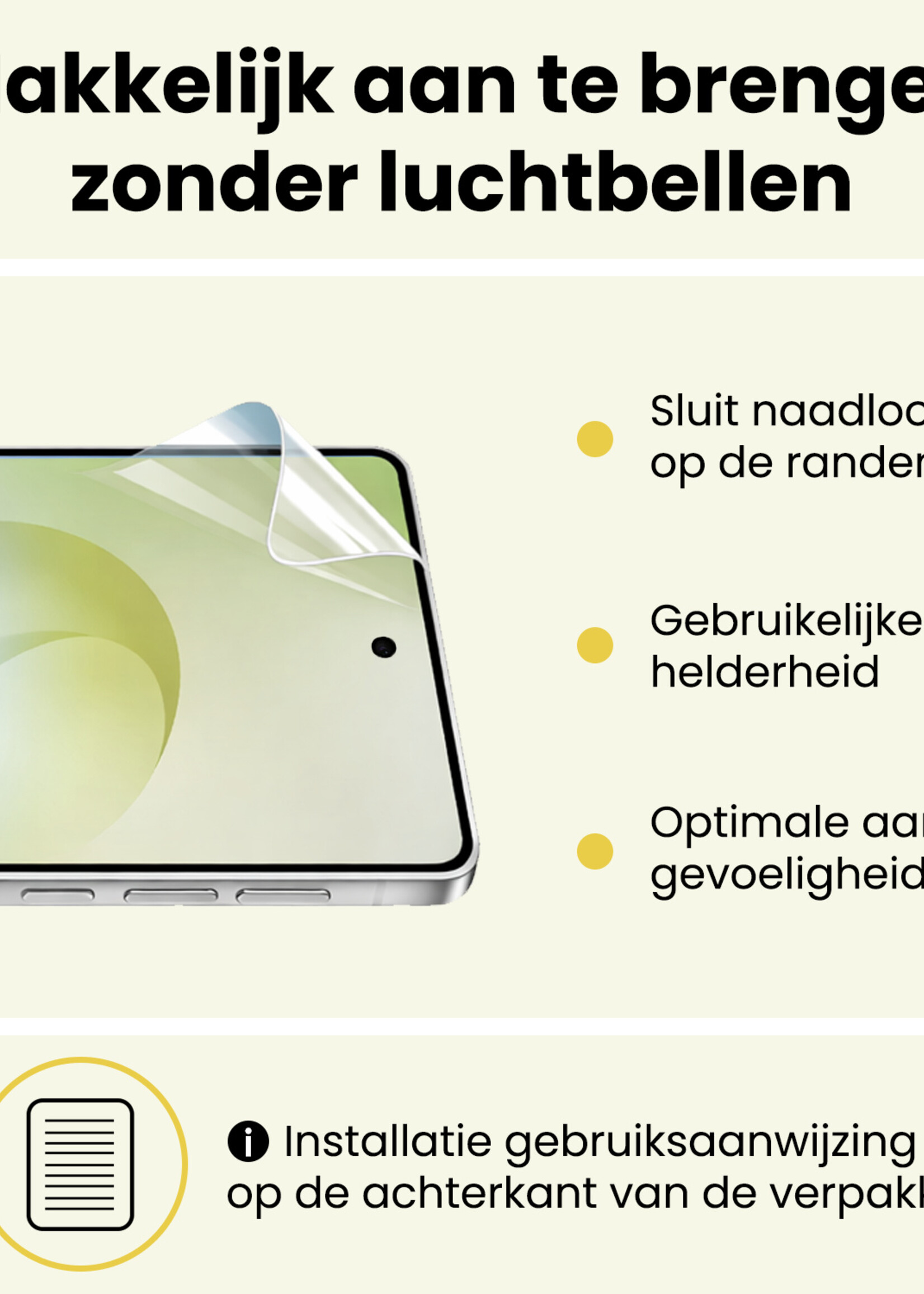 LUQ LUQ Samsung Galaxy S26 Ultra Schermfolie - 2 PACK