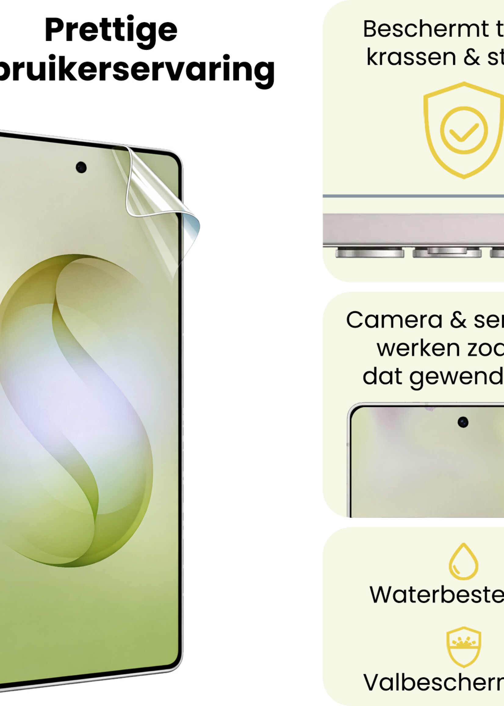 LUQ LUQ Samsung Galaxy S26 Ultra Schermfolie - 2 PACK