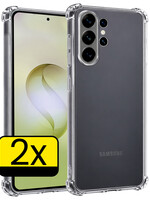 LUQ LUQ Samsung Galaxy S26 Ultra Hoesje Shockproof - Transparant - 2 PACK