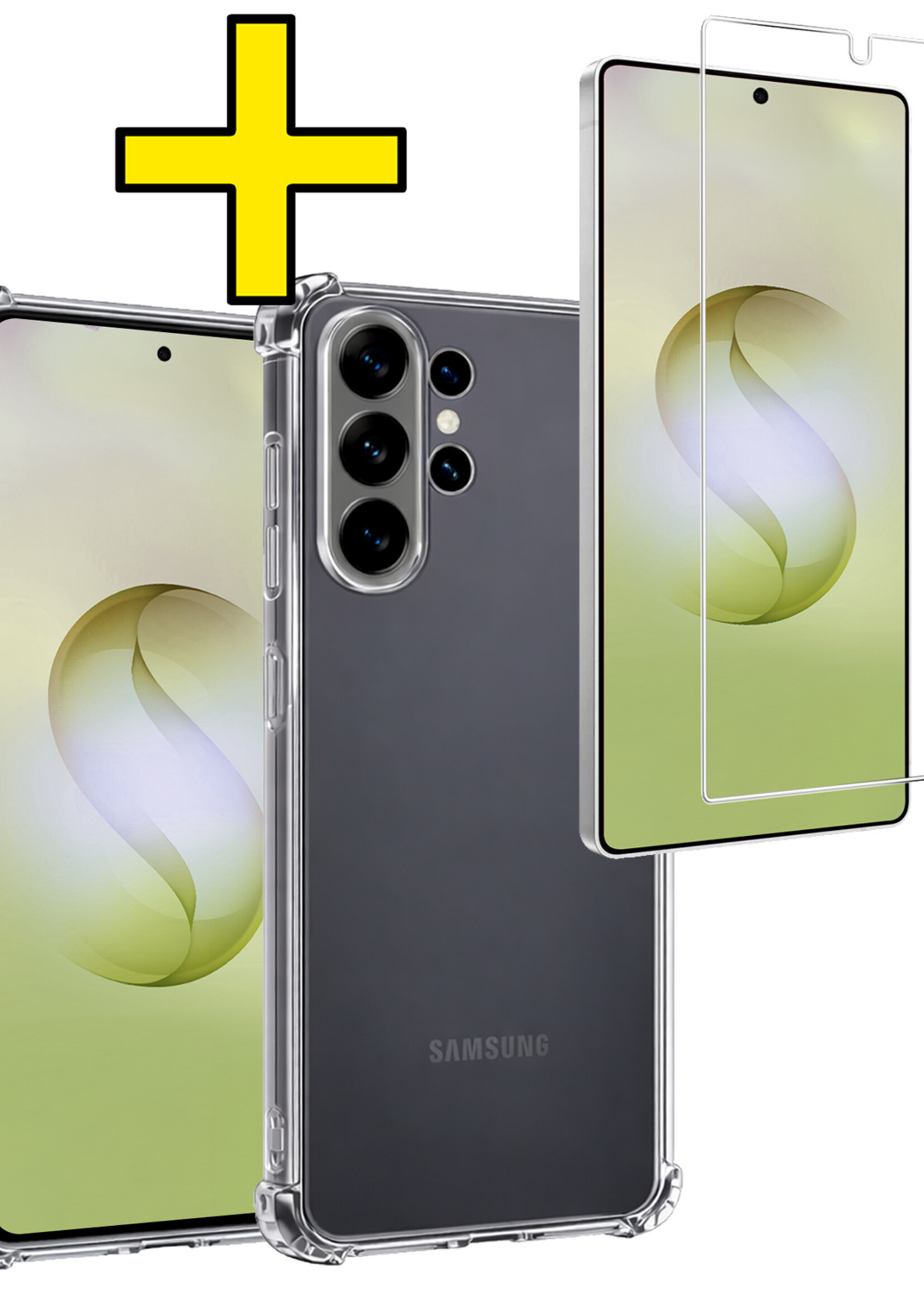 LUQ LUQ Samsung Galaxy S26 Ultra Hoesje Shockproof Met Screenprotector