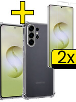 LUQ LUQ Samsung Galaxy S26 Ultra Hoesje Shockproof Met 2x Screenprotector