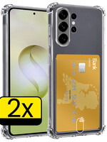 LUQ LUQ Samsung Galaxy S26 Ultra Hoesje Pashouder - 2 PACK
