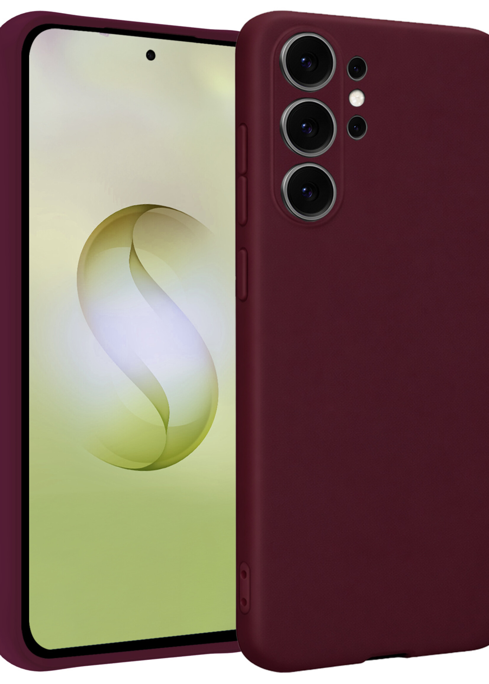 LUQ LUQ Samsung Galaxy S26 Ultra Hoesje Siliconen - Aubergine