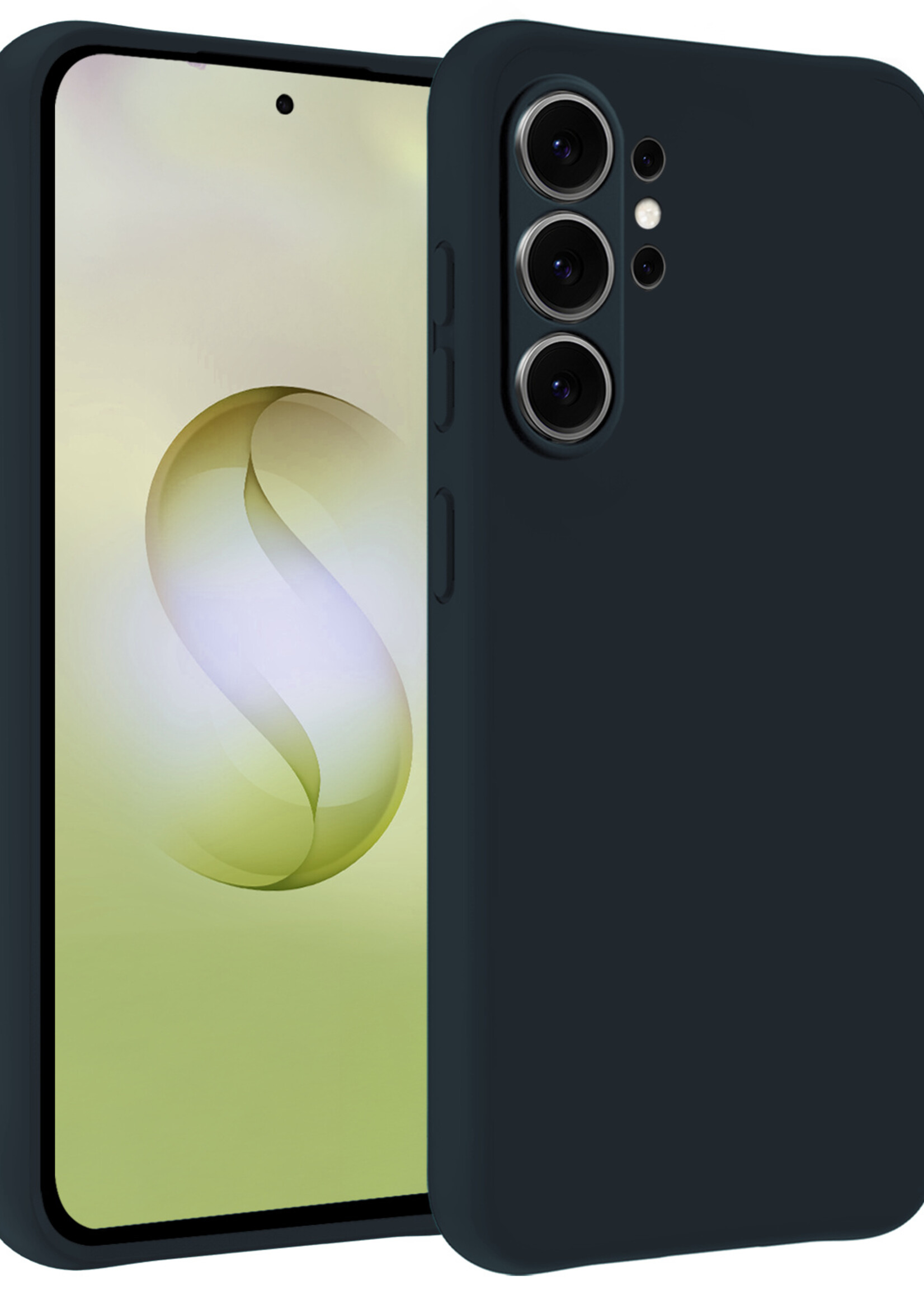 LUQ LUQ Samsung Galaxy S26 Ultra Hoesje Siliconen - Donkerblauw