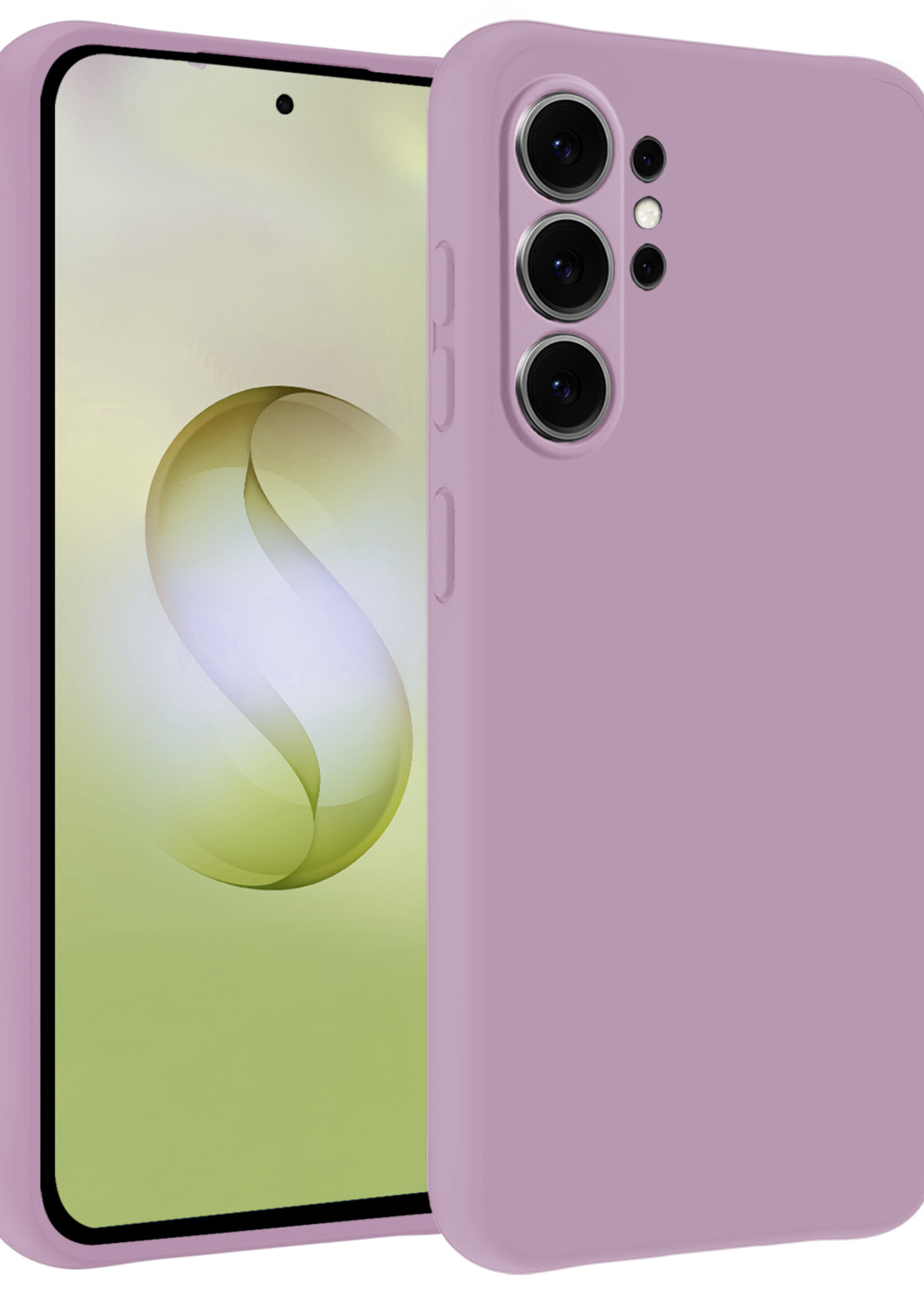 LUQ LUQ Samsung Galaxy S26 Ultra Hoesje Siliconen - Lila
