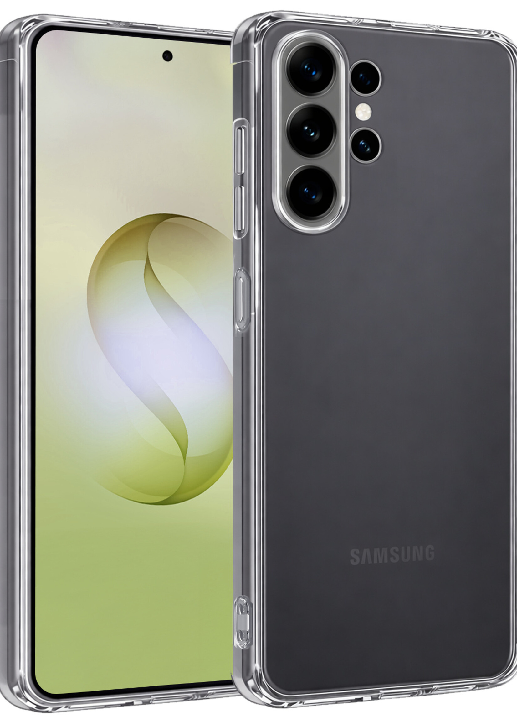 LUQ LUQ Samsung Galaxy S26 Ultra Hoesje Siliconen - Transparant