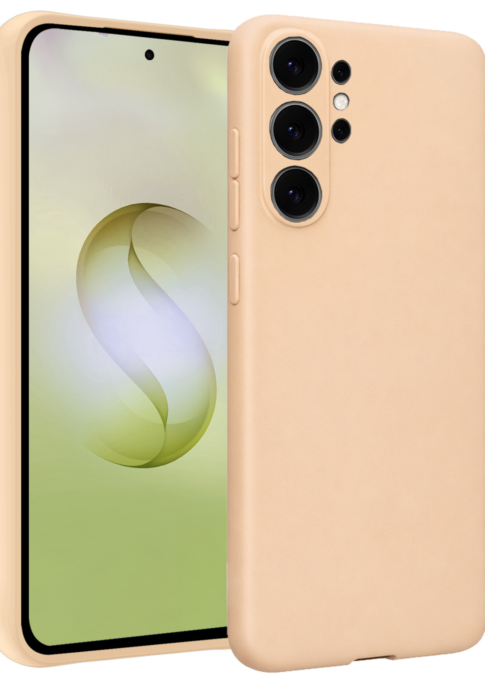 LUQ LUQ Samsung Galaxy S26 Ultra Hoesje Siliconen - Zand