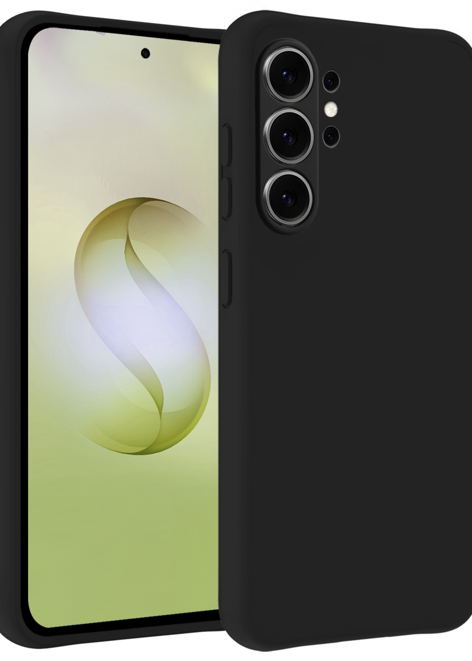 LUQ LUQ Samsung Galaxy S26 Ultra Hoesje Siliconen - Zwart