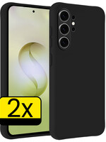 LUQ LUQ Samsung Galaxy S26 Ultra Hoesje Siliconen - Zwart - 2 PACK