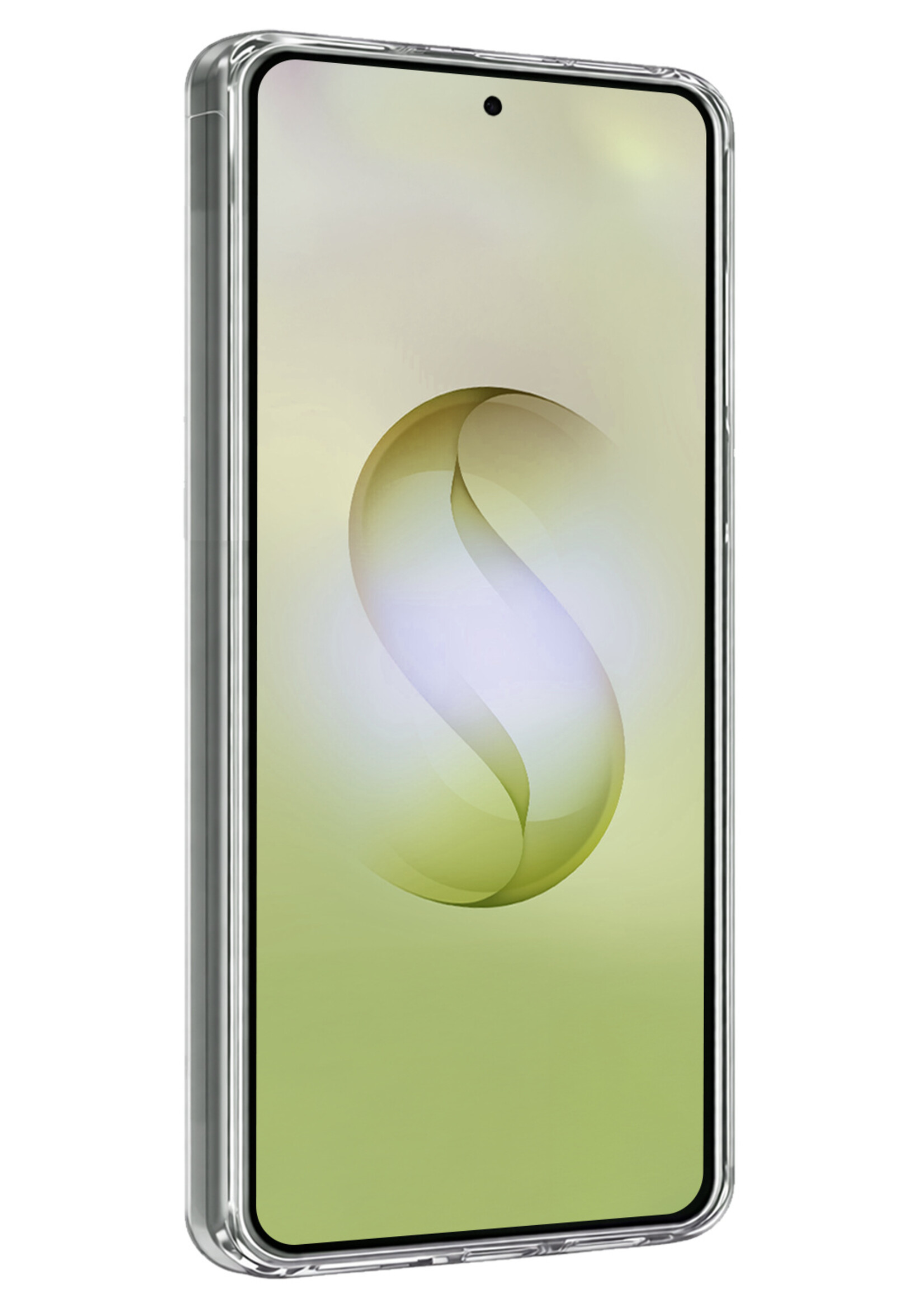 LUQ LUQ Samsung Galaxy S26 Ultra Hoesje Siliconen Met Screenprotector - Transparant