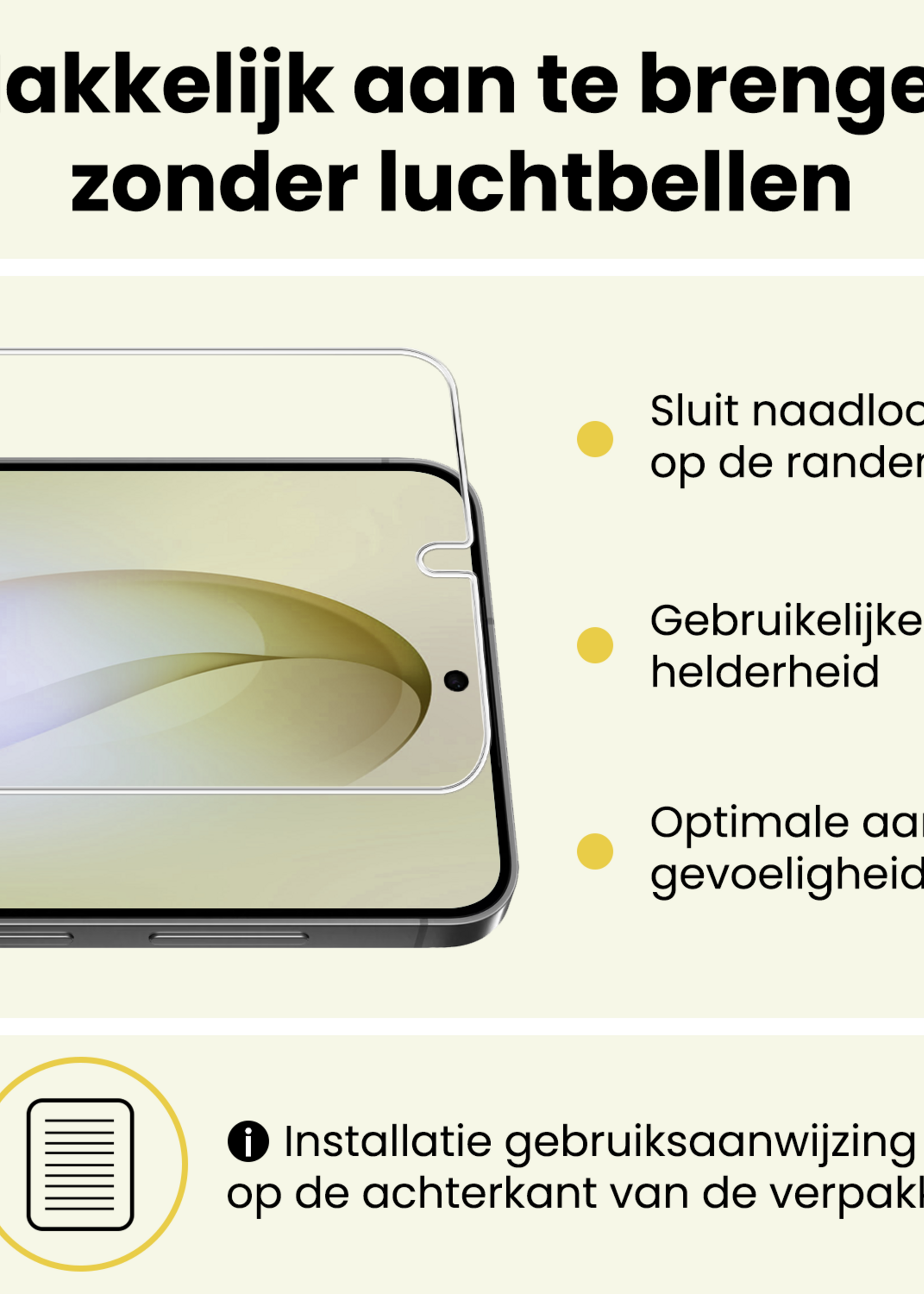 LUQ LUQ Samsung Galaxy S26 Plus Hoesje Siliconen Met Screenprotector - Lila
