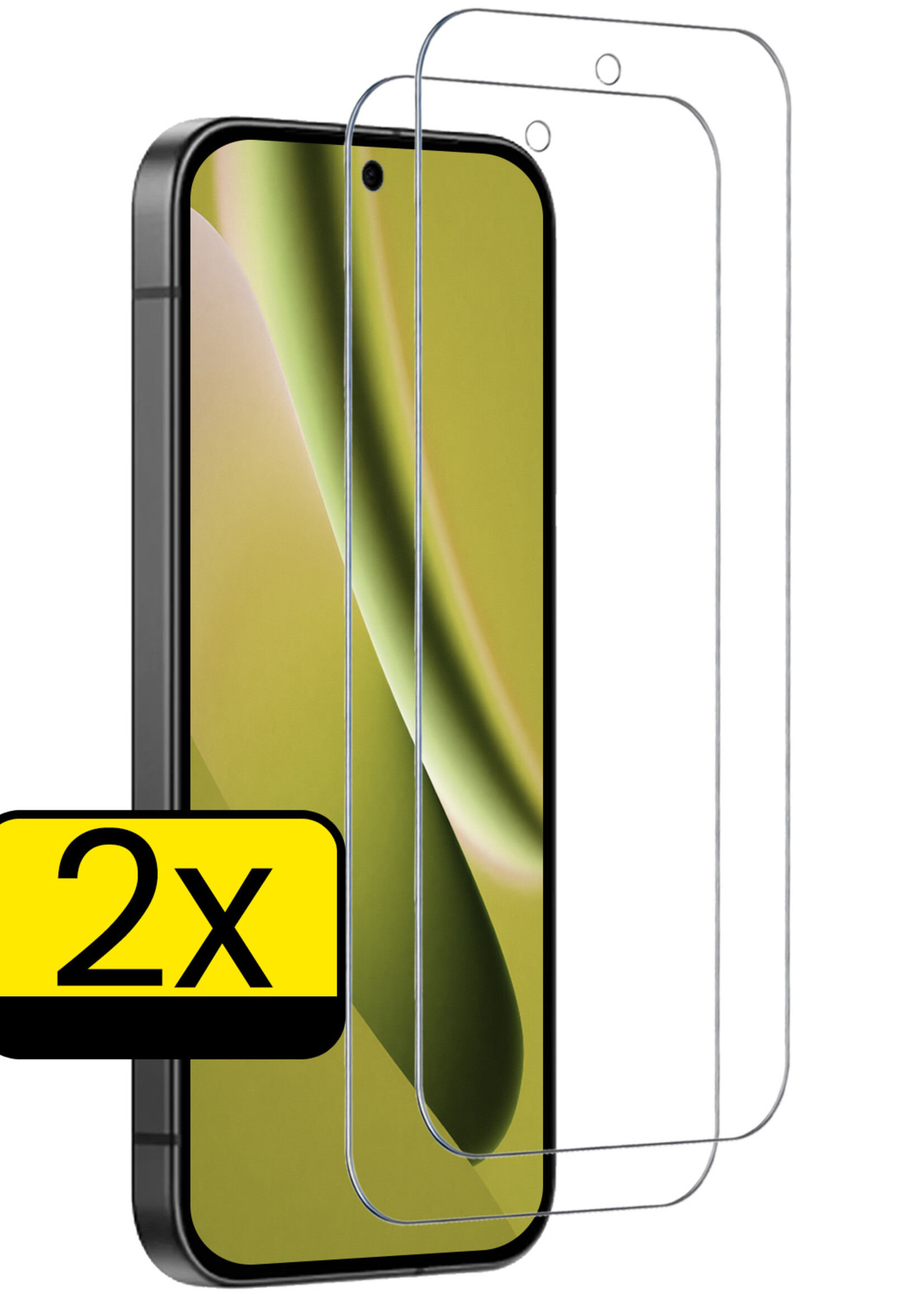 LUQ LUQ Google Pixel 10a Screenprotector Glas - 2 PACK