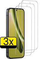 LUQ LUQ Google Pixel 10a Screenprotector Glas - 3 PACK