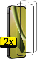 LUQ LUQ Google Pixel 10a Screenprotector Glas Full Cover - 2 PACK