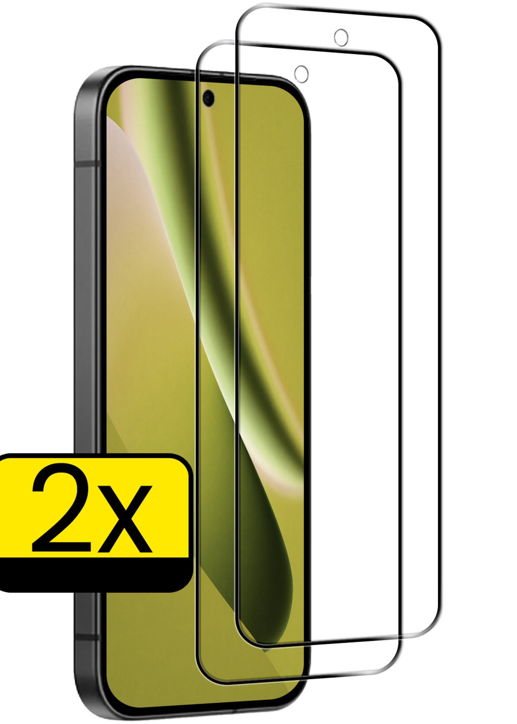 LUQ LUQ Google Pixel 10a Screenprotector Glas Full Cover - 2 PACK