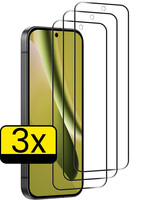 LUQ LUQ Google Pixel 10a Screenprotector Glas Full Cover - 3 PACK