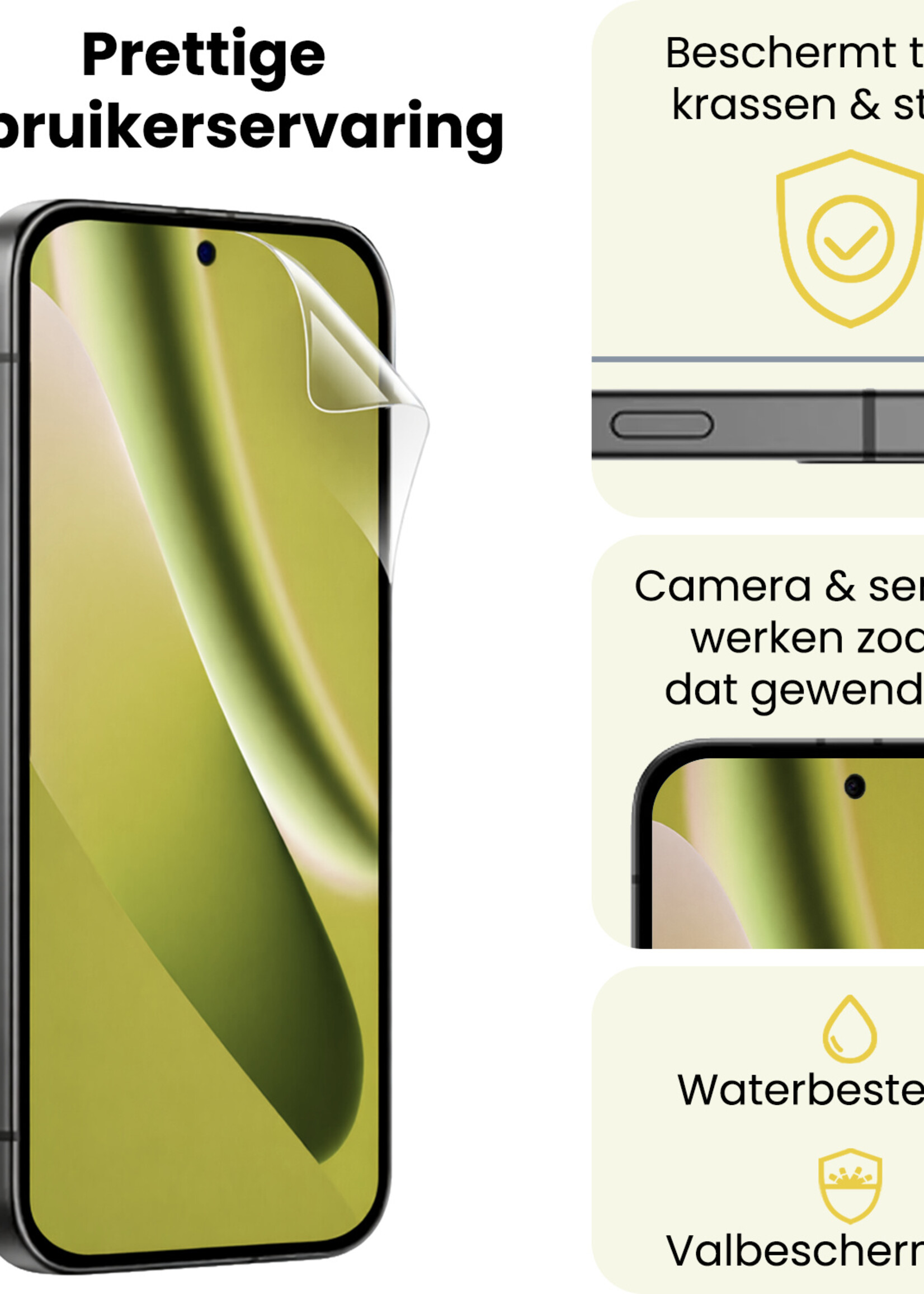 LUQ LUQ Google Pixel 10a Schermfolie - 2 PACK