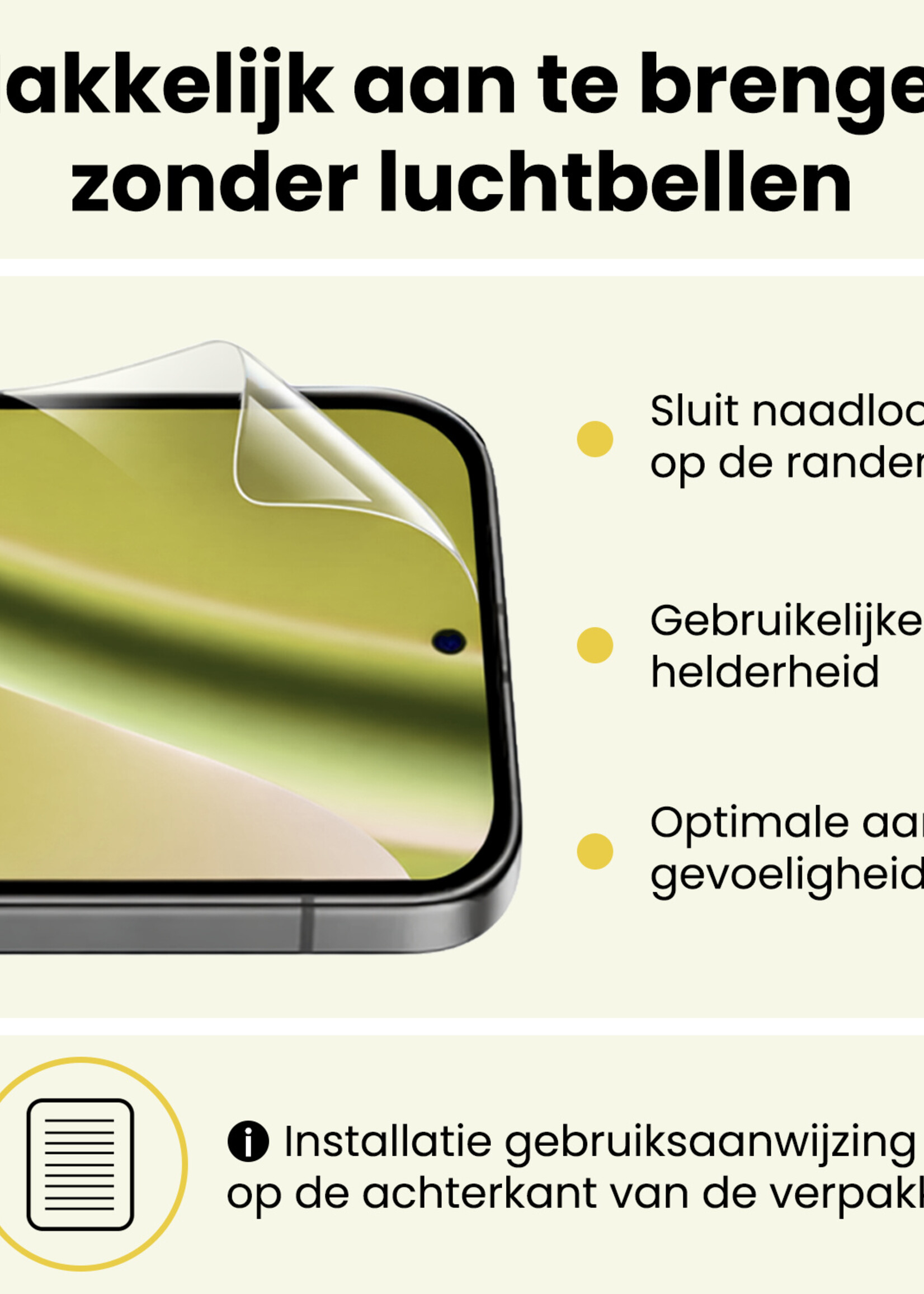 LUQ LUQ Google Pixel 10a Schermfolie - 3 PACK