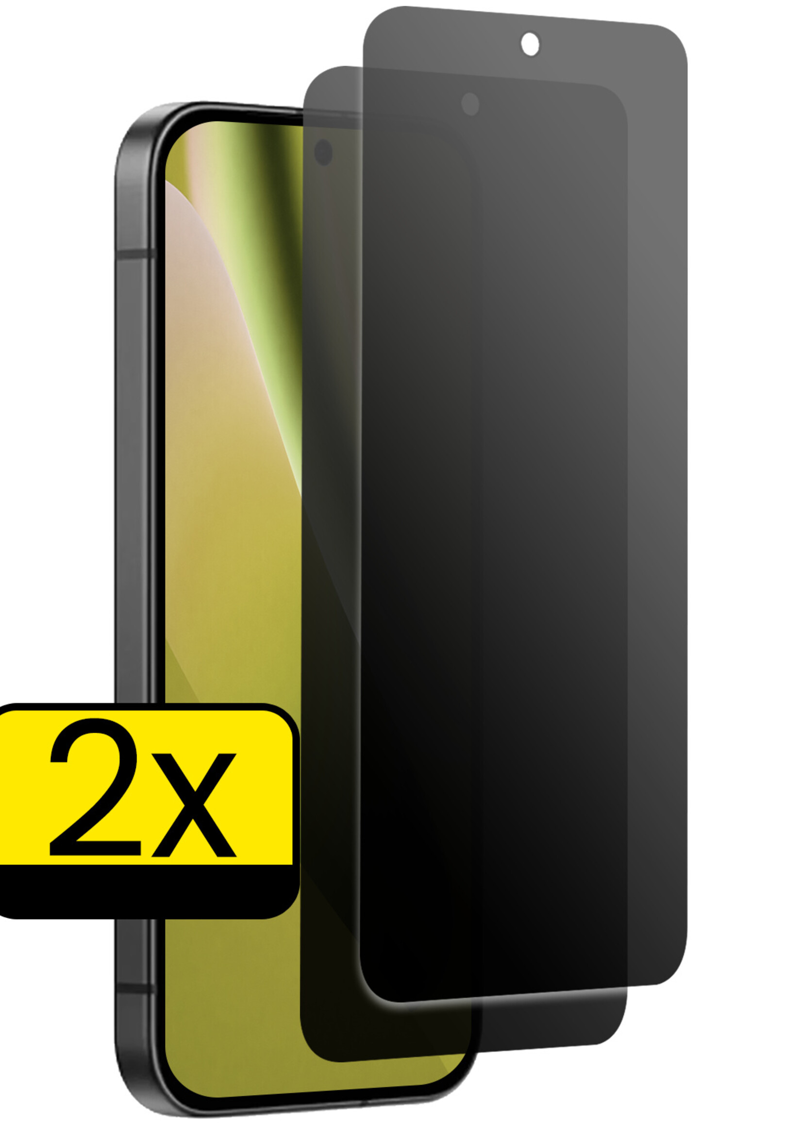 LUQ LUQ Google Pixel 10a Screenprotector Glas Privacy - 2 PACK