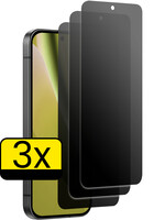 LUQ LUQ Google Pixel 10a Screenprotector Glas Privacy - 3 PACK