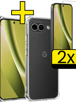 LUQ LUQ Google Pixel 10a Hoesje Shockproof Met 2x Screenprotector