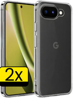LUQ LUQ Google Pixel 10a Hoesje Siliconen - Transparant - 2 PACK