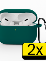 LUQ LUQ AirPods Pro 3 Hoesje - Petrol - 2 PACK